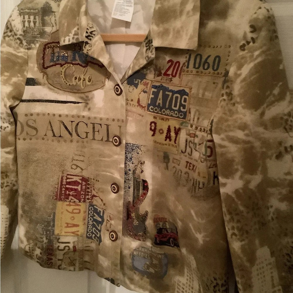 NANCY BOLEN~ CITY GIRL~GORGEOUS UNIQUE BLAZER~S-M - Picture 2 of 7